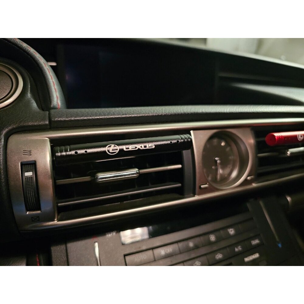 BLACK Lexus Car IS GS ES RX NX F-Sport Air Fresh Freshener 2x Included Scents